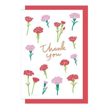 母の日 サンキューカード レタープレス