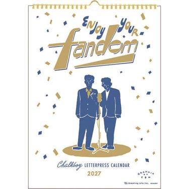 2027年1月始まりカレンダー 壁掛け チョークボーイ