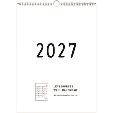 2027年1月始まりカレンダー 壁掛け Noritake