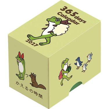 2027年1月始まり ミニ 日めくりカレンダー かえるの時間