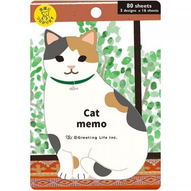 アニマルダイカットメモ ねこ