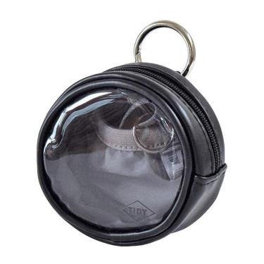 タイディラウンドミニポーチ ブラック