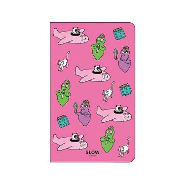 スロージャーナル A6スリム バーバパパ ピンク