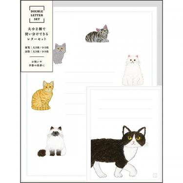 アニバーサリーダブルレターセット 米津祐介 ネコ