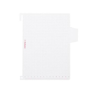 ロルバーン 下敷き ポケット付メモA5用 レッド