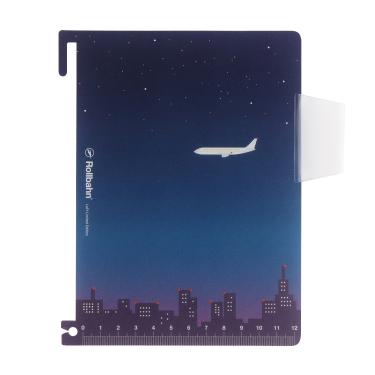 ロルバーン ポケット付メモ L用下敷き Plane24