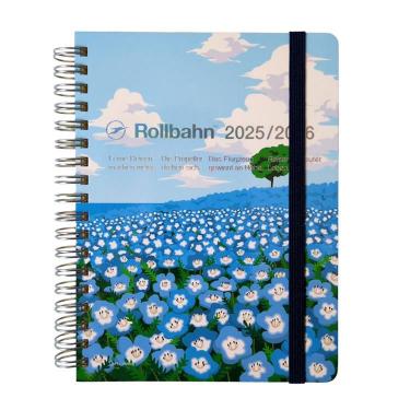 2025年3月始まり手帳 月間 L ロルバーン ネモフィラ【ロフト限定】