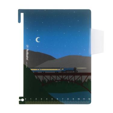 ロルバーン ポケット付メモ L用下敷き Train25