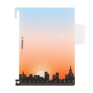 ロルバーン ポケット付メモ L用下敷き Plane25