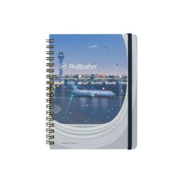 ロルバーン ポケット付メモ L SHIMADA Rie B（飛行機・夜景）