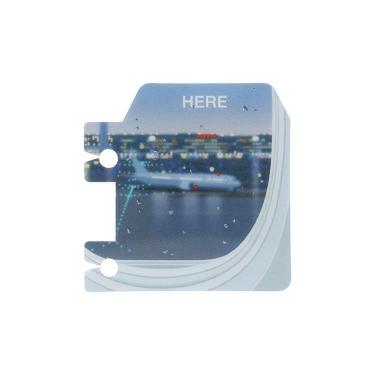 ロルバーン ブックマーク SHIMADA Rie B（飛行機・夜景）