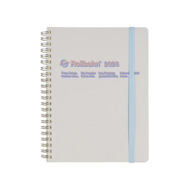 2025年10月始まり 月間 A5 ロルバーンダイアリー ドロップ ホワイト