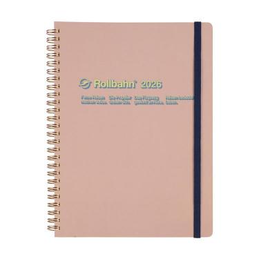 2025年10月始まり 月間 XL ロルバーンダイアリー ドロップ ライトピンク