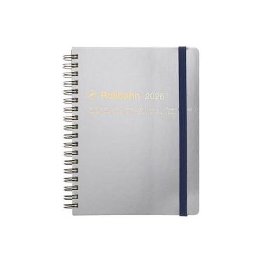 2025年10月始まり 月間 L ロルバーンダイアリー メタリック シルバー