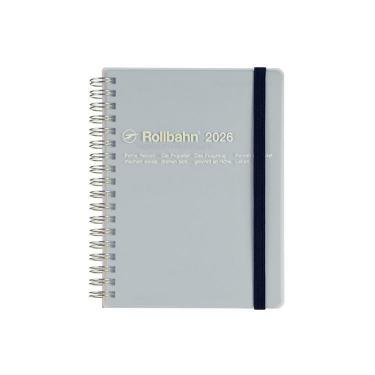 2025年10月始まり 月間 L ロルバーンダイアリー クリア クリアブルー