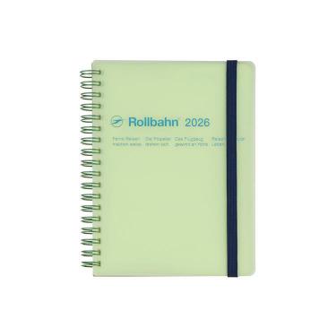 2025年10月始まり 月間 L ロルバーンダイアリー クリア クリアグリーン