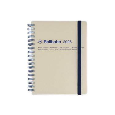 2025年10月始まり 月間 L ロルバーンダイアリー クリア クリアグレー