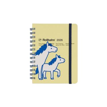 2025年10月始まり 月間 M ロルバーンダイアリー ポニー ライトイエロー