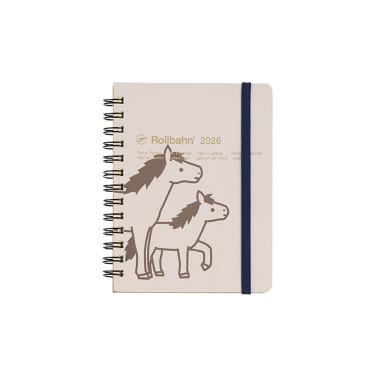 2025年10月始まり 月間 M ロルバーンダイアリー ポニー ライトピンク