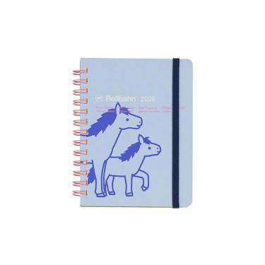 2025年10月始まり 月間 M ロルバーンダイアリー ポニー ライトブルー