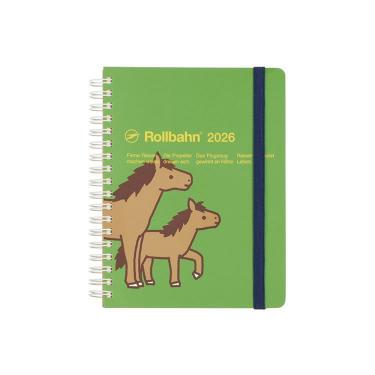 2025年10月始まり 月間 L ロルバーンダイアリー ポニー グリーン