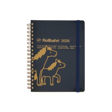 2025年10月始まり 月間 L ロルバーンダイアリー ポニー ブラック