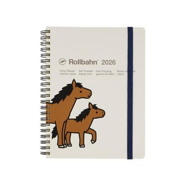 2025年10月始まり 月間 A5 ロルバーンダイアリー ポニー クリーム