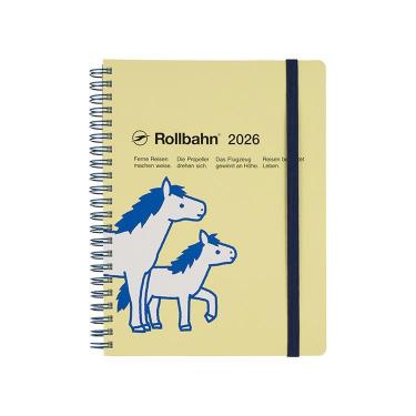 2025年10月始まり 月間 A5 ロルバーンダイアリー ポニー ライトイエロー