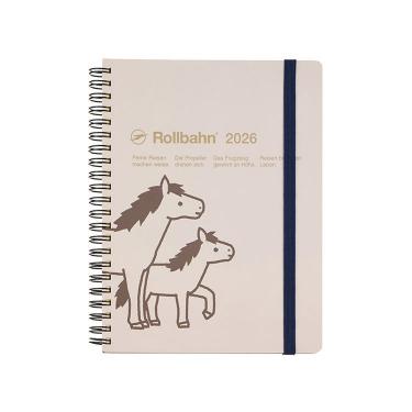 2025年10月始まり 月間 A5 ロルバーンダイアリー ポニー ライトピンク