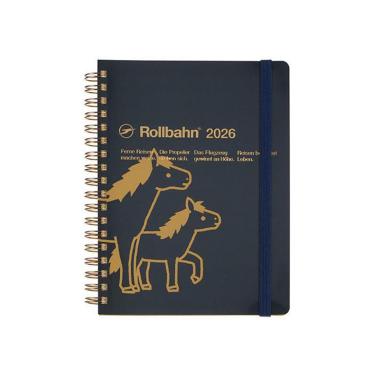 2025年10月始まり 月間 A5 ロルバーンダイアリー ポニー ブラック