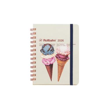 2025年10月始まり 月間 M ロルバーンダイアリー アメリカンスイーツ E