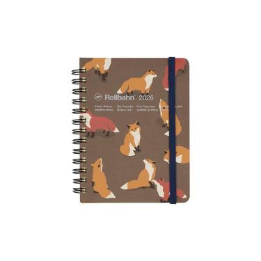 2025年10月始まり 月間 M ロルバーンダイアリー アニマル ブラウン