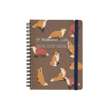 2025年10月始まり 月間 L ロルバーンダイアリー アニマル ブラウン