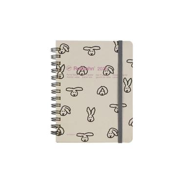 2025年10月始まり 月間 M ロルバーンダイアリー WARMGREYTAIL ホワイト