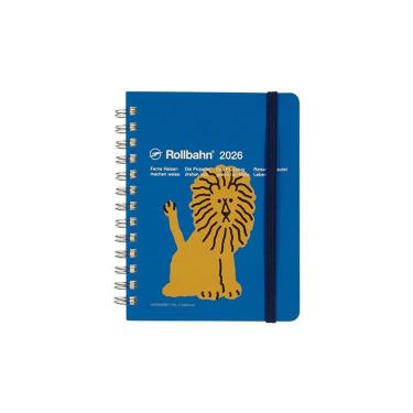 2025年10月始まり 月間 M ロルバーンダイアリー WARMGREYTAIL ブルー