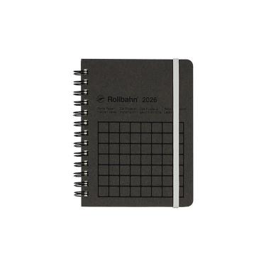 2025年10月始まり 月間 M ロルバーンダイアリー モノラル ブラック