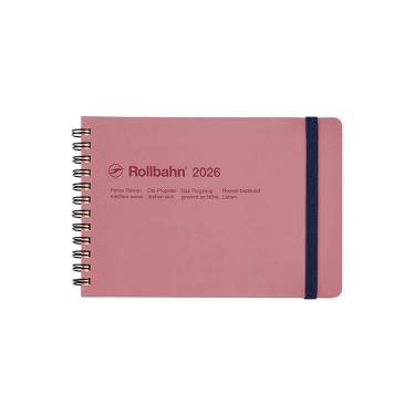 2025年10月始まり 月間 L ロルバーンダイアリー 横型 ピンク