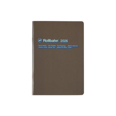 2025年10月始まり 月間 B6 ロルバーンノートダイアリー ドロップ ブラウン