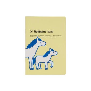 2025年10月始まり 月間 B6 ロルバーンノートダイアリー ポニー ライトイエロー