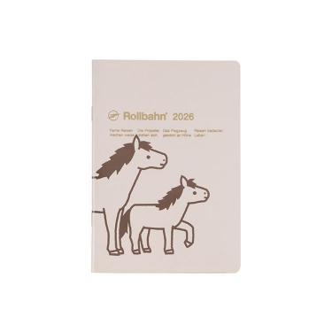 2025年10月始まり 月間 B6 ロルバーンノートダイアリー ポニー ライトピンク