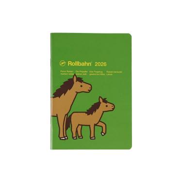 2025年10月始まり 月間 B6 ロルバーンノートダイアリー ポニー グリーン