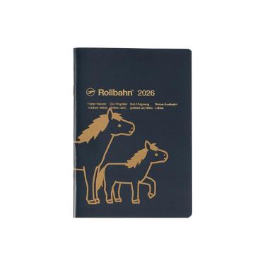 2025年10月始まり 月間 B6 ロルバーンノートダイアリー ポニー ブラック