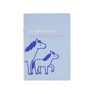 2025年10月始まり 月間 A5 ロルバーンノートダイアリー ポニー ライトブルー