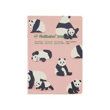 2025年10月始まり 月間 A5 ロルバーンノートダイアリー アニマル ライトピンク