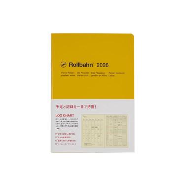 2025年10月始まり 月間 B6 ロルバーンノートダイアリー ログチャート イエロー