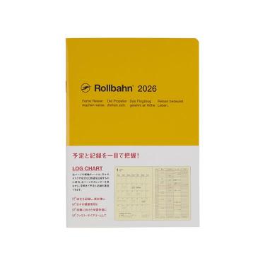 2025年10月始まり 月間 A5 ロルバーンノートダイアリー ログチャート イエロー