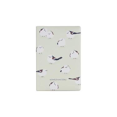 2025年10月始まり手帳 週間ブロック A6 アニマル ミント