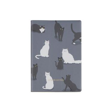 2025年10月始まり手帳 週間ブロック B6 アニマル ブルーグレー