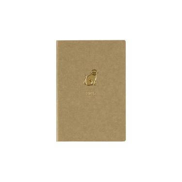 2025年10月始まり手帳 月間 A6変形 ポワン ゴールド