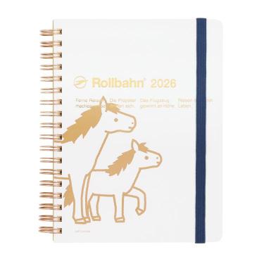 2025年10月始まり手帳 月間 L ロルバーン 干支 ポニー ゴールド【ロフト限定】